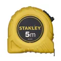 Stanley Bandmaß Basic, 0-30-497 (5m Länge, Maßband mit robusten Kunststoff-Gehäu