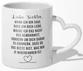 Tochter Geschenk Geburtstag 18 Jahre Kind Tasse Abi Bachelor Master Weihnachten