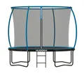 HUDORA Trampolin Up 300 – Outdoor Gartentrampolin Ø 300 cm mit stabilem Stahlrahmen und Sicherheitsnetz – große Sprungfläche für Kinder & Jugendliche – wetterfest & langlebig – blau