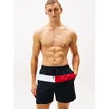 Tommy Hilfiger Swimwear Badeshorts MEDIUM DRAWSTRING mit großem Logo blau S (48)