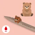 Legami Gelstift Lovely Friends TEDDY BÄR - Gel Pen mit abnehmbarer Tier Deko