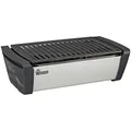 Mr. GARDENER Holzkohle-Tischgrill "Flagstaff", Grillfläche 37 x 25 cm - silberfarben