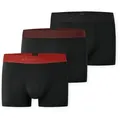 Schiesser Boxershorts 95/5 Multipacks (3er Pack) mit farblich abgesetztem, sportlichem Logo-Webgummibund bunt 5