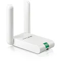 TP-Link TL-WN822N High Gain WLAN Stick Adapter (bis zu 300Mbit/s, WPS, Externe High-Gain-Antenne, mit USB-Verlängerungskabel, unterstützt Windows 10/8.x/7/XP, Mac OS 10.9~10.13, Raspberry Pi) weiß