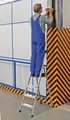 Krause Stehleiter 126351 Stufen-Safety Alu-Leiter. 7 Stufen