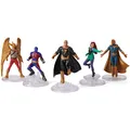 DC Comics, Black Adam Justice Society Set 5er-Pack, 5,1 cm Actionfiguren mit Ständer, Black Adam Movie Collectible Kids Toys, ab 3 Jahren