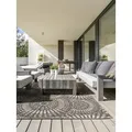 benuta Outdoorteppich River, rechteckig, Höhe: 5 mm, Kunstfaser, Outdoor, Geometrisch, Ethno-Style, Wohnzimmer blau 100 cm x 150 cm x 5 mm