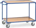 fetra 2940, Stahl, Regalwagen, Blau, 300 kg, 4 Rad/Räder, 12,5 cm