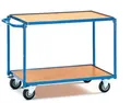 Fetra 2940 Tischwagen Stahl pulverbeschichtet Traglast (max.): 250kg Brillantblau (RAL 5007)