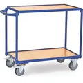 Fetra Tischwagen 2940 bis 2946 mit  2 Etagen Rand 12 mm