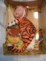 Anne Geddes Baby Puppe „Tiger“ Kuscheltier Stofftier Plüschtier ca 21 cm OVP Sam
