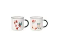 SIAKI Collection Becher Tassen aus Porzellan, 200 ml, 2er-Set, Porzellan
