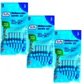 3x TePe Original Interdentalbürsten -0,6mm blau - 8 Stück Zahnzwischenraumbürste