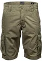 Amaci&Sons Herren Cargoshorts Männer Kurze Bermuda Hose Regular Fit 7027 Olive W31