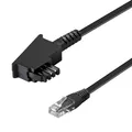 6m Telefon Kabel DSL Kabel TAE F Stecker auf RJ45 Stecker DSL VDSL Router Kabel