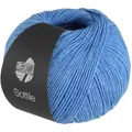 LANA GROSSA Sottile | Zarte Netzgarnstruktur aus Baumwolle, gefüllt mit feinen Merinofasern | Handstrickgarn aus 85% Baumwolle & 15% Schurwolle (Merino) | 50g Stricken & Häkeln | 250m Garn FB9