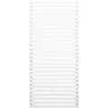 Zaun Teilelement PLUS Tokyo 83 x 180 cm RAL 9010 weiß - Weiß