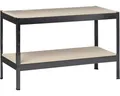 Schwerlastregal Schulte schwarz strukturiert 43x100x35 cm Stecksystem 2 Holzböde