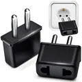 Retoo Reisestecker US zu EU, Steckdosenadapter, USA Deutschland Adapter Stecker, US auf EU Reiseadapter, Amerikanischer Frankreich Europe Adapter, Amerika zu 2 Pin EU, Reisestecker-Adapter