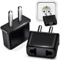 Reisestecker US zu EU, Steckdosenadapter, USA Deutschland Adapter Stecker, US...