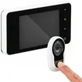Burg-Wächter Türspion eGuard DG 8200 W, mit Kamera, 38-110mm Türstärke, TFT-Display mit 4 Zoll