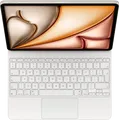 Apple Magic Keyboard - Tastatur und Foliohülle - mit Trackpad - Apple Smart connector - QWERTY - Niederländisch - weiß - für 13-inch iPad Air (M2, M3)