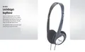 Panasonic RP-HT030E-S Leichter Kopfhörer, faltbarer On-Ear Kopfhörer