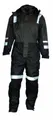 Thermooverall, Winteroverall wasserdicht und atmungsaktiv dunkelgrau/schwarz Gr.M