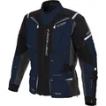 Herren Motorrad Jacke 48 - Büse Open Road 3 III wasserdicht - blau-schwarz