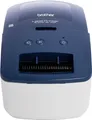 Brother QL-600B Prof. Etikettendrucker für Einzel- und Endlosetiketten - Blau