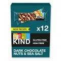 BE KIND Dark Chocolate Nuts & Sea Salt, 12er Pack (12 Riegel à 40 g)