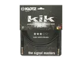 KLOTZ KiK Pro Kabel, gerade/gerade, vergoldet - 6m