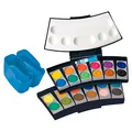 Pelikan ProColor Wasserfarbkasten 2 Wasserboxen + Deckweiß und 24 Farben