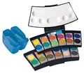 Pelikan 701228 Farbkasten ProColor®, Schwarz/Blau, 24 Farben, 1 Stück