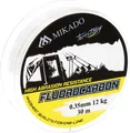 Angelschnur Fluorocarbon Carp Mikado Territory Schnur 0.45 mm 20 lbs 30 m