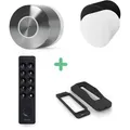 Nuki Smart Lock Ultra + Schutzabdeckung + Keypad 2 + Diebstahlschutz - mit Witterungsschutz / Weiß
