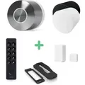 Nuki Smart Lock Ultra + Schutzabdeckung + Door Sensor + Keypad 2 + Diebstahlschutz - mit Witterungsschutz / Schwarz
