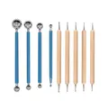 Ball Stylus Dotting Tools Set, 9 Stück Dotting Sculpting Modellierwerkzeuge f...