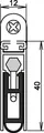 1er PACK(Stk) ATHMER 1-1075-0958 Türdichtung Kältefeind Allround® 1-1075 1-s.L.9