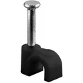 Goobay - Kabelschelle 4 Mm, Schwarz, Befestigung Für Kabel Mit Durchmesser Bis 4 Mm. Durchmesser 4 Mm