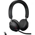 Jabra Evolve2 65 MS On Ear Bluetooth Headset (26599-999-899) Stereo Schwarz