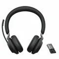 Jabra Evolve2 65 Usb-A Ms Stereo - Schwarz Kabellos Headset / Musik Kopfhörer