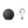 Amazon Echo Dot (5th Gen) + tink Basics White & Color E27 Bulb - Matter