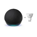 Amazon Echo Dot (5th Gen) + tink Basics White & Color GU10 Bulb - Matter