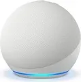 Amazon Echo Dot (5. Gen) - Amazon Alexa - Sphärisch - Weiß - Deutsch - Englisch - Spanisch - Französisch - Italienisch - Android - Fire OS - 4,4 cm