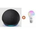 Bundle: Amazon Echo Dot (5. Gen. 2022) WLAN- und Bluetooth-Lautsprecher mit Alexa Anthrazit + Shelly Multicolor Bulb E27 Gen3