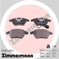 ZIMMERMANN Bremsbeläge Bremsbelegsatz vorne für VW Golf VI Skoda Fabia II Yeti