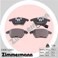 ZIMMERMANN 23587.200.1 Bremsbelagsatz, Scheibenbremse für AUDI SEAT SKODA VW