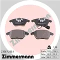 Bremsbeläge 23587.200.1 ZIMMERMANN für AUDI SEAT SKODA VW