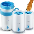 BluePet Pfotenreiniger Hund, Hundepfotenreiniger, Reiniger Hundepfoten + Handtuch, Pfoten waschen